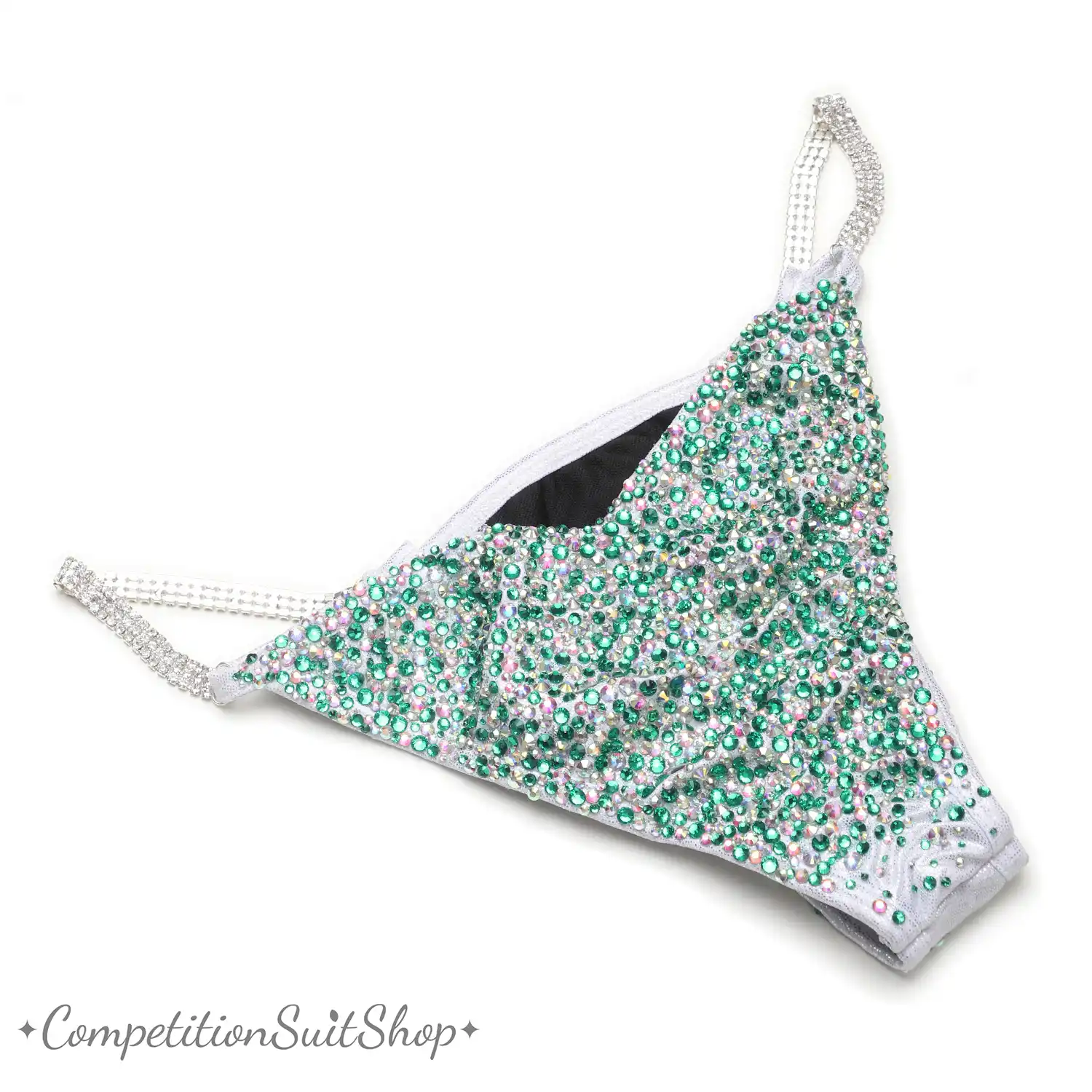 Silver Green Virtus Bikini Competition Suit (B129)